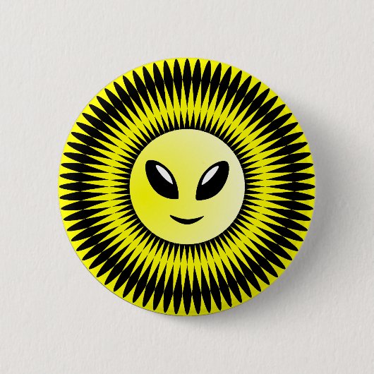 Alien Sun Button (Vorderseite)