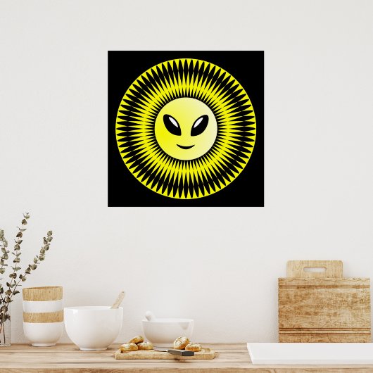 Alien Sun Poster (Küche)