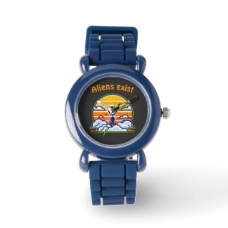 Alien Sunset Ästhetik | Sci-Fi Alien Sunset Armbanduhr