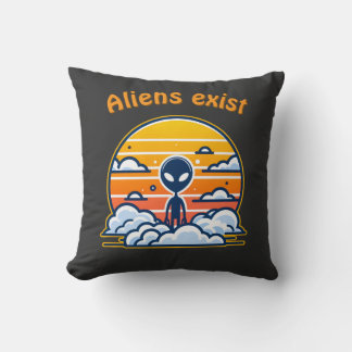 Alien Sunset Ästhetik | Sci-Fi Alien Sunset Kissen