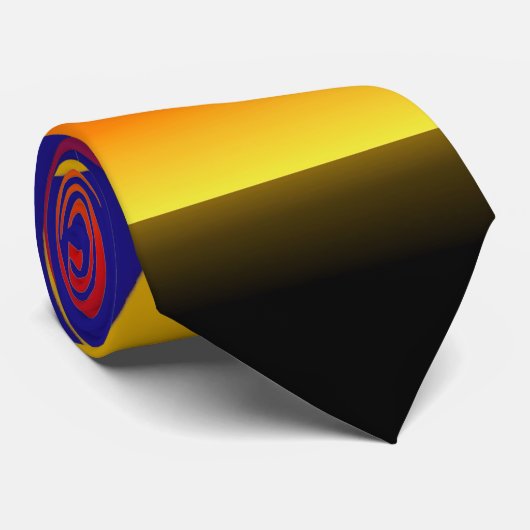 Alien Sunset Krawatte (Gerollt)