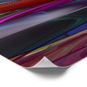 Alien Sunset Poster (Ecke)