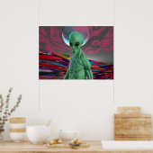 Alien Sunset Poster (Küche)
