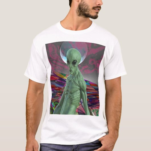 Alien Sunset T-Shirt (Vorderseite)