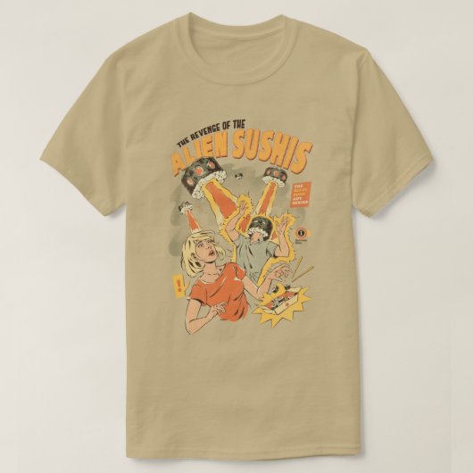 Alien Sushis T-Shirt (Design vorne)