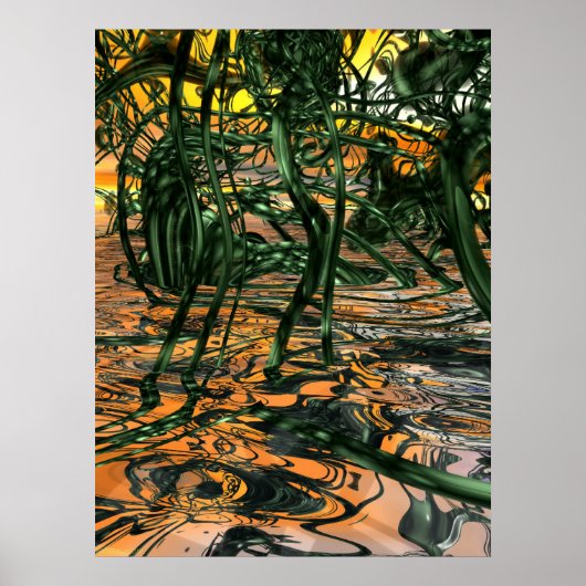 Alien Swamp Poster (Vorne)