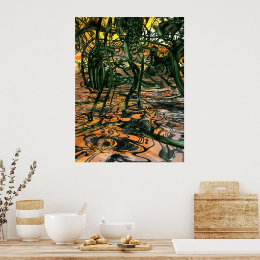 Alien Swamp Poster (Küche)