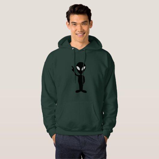 Alien-Sweatshirt Hoodie (Vorne ganz)