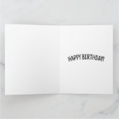 ALIEN TACOS FUNNY BIG BIRTHDAY Grußkarte Karte (Innenseite)