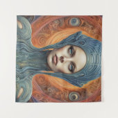 Alien Tapestry Wandteppich (Vorderseite (Horizontal))