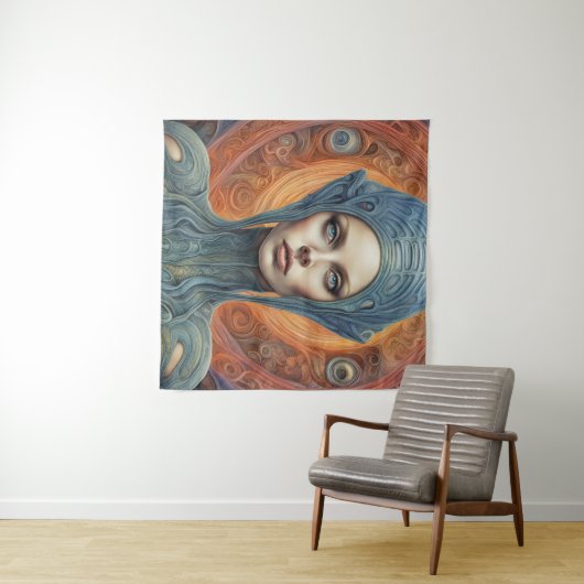 Alien Tapestry Wandteppich (Beispiel (Horizontal))