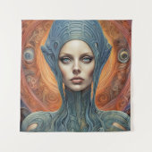 Alien Tapestry Wandteppich (Vorderseite)