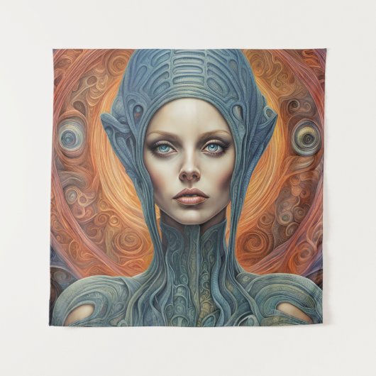 Alien Tapestry Wandteppich (Vorderseite)