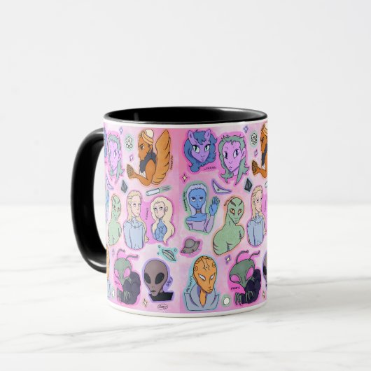 Alien Tasse (Vorderseite Links)