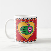 Alien-Tasse des Valentines Kaffeetasse (Links)