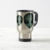 Alien Tasse Gray Extraterrestrische Cups & Alien G (VorderseiteRechts)