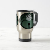 Alien-Tassen-graue außerirdische Schalen u. Reisebecher (VorderseiteRechts)