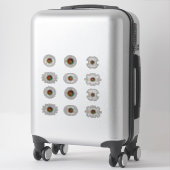 Alien Tech Systeme Aufkleber (Koffer)