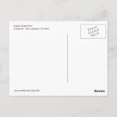 Alien TELEPATHY Postkarte (Rückseite)