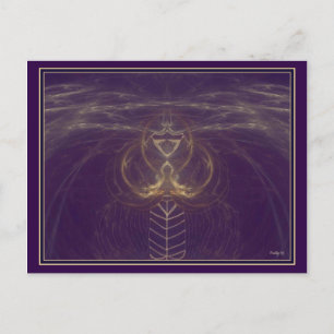 Alien TELEPATHY Postkarte