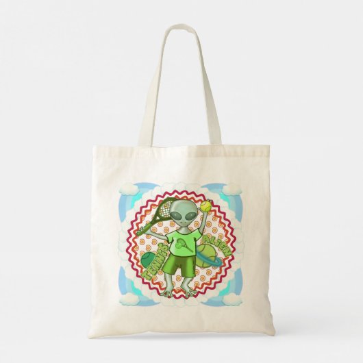 Alien Tennis Tasche (Rückseite)