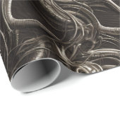 Alien Tentacle Biomatter Wrapping Paper Geschenkpapier (Rolleneckpunkt)
