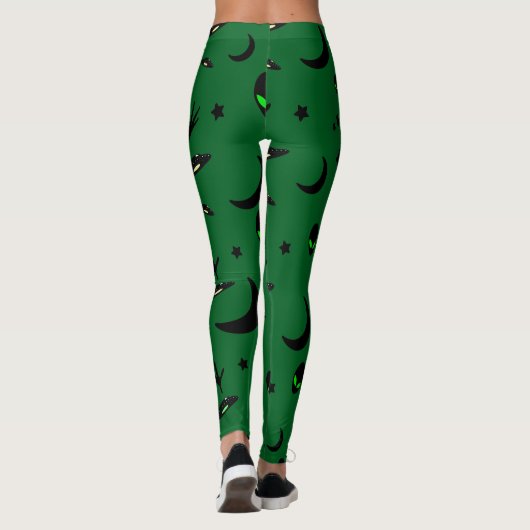 Alien Themed Pattern Leggings (Rückseite)
