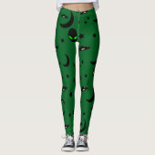 Alien Themed Pattern Leggings (Vorderseite)