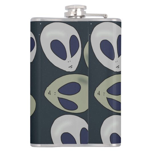 Alien Thermaltumbler Flachmann (Rückseite)