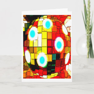 Alien Time Machine Art Feiertagskarte