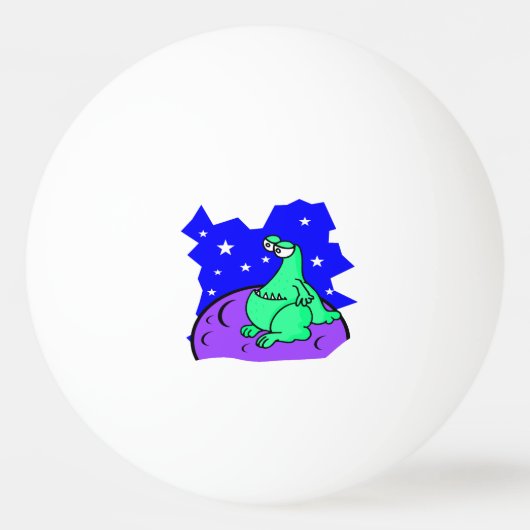 Alien Tischtennisball (Vorderseite)