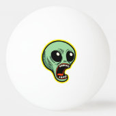 Alien Tischtennisball (Vorderseite)