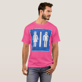 Alien Toilet Sign T-Shirt (Vorne ganz)