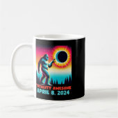 Alien Total Solar Eclipse 4.08.2024 Bekleidung Kaffeetasse (Links)