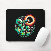 Alien Total Solar Eclipse 4.08.2024 Bekleidung Mousepad (Mit Mouse)