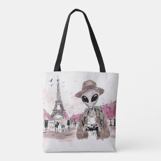 Alien Touring Paris Tasche (Rückseite)
