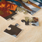 Alien Touristen Puzzle - UFO Selfie Jigsaw (Seite)