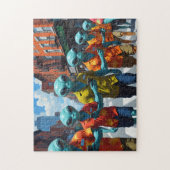 Alien Touristen Puzzle - UFO Selfie Jigsaw (Vertikal)