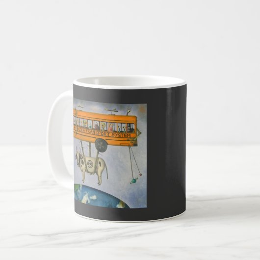 Alien-Transport-System Kaffeetasse (Vorderseite Links)