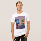 Alien  Tri-Blend shirt (Vorderseite voll)