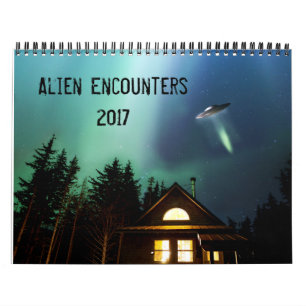 Alien trifft Kalender 2017 an