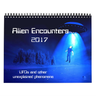 Alien trifft Kalender 2017 an