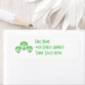 Alien Trio E-Mail-Adressetikett (Insitu)