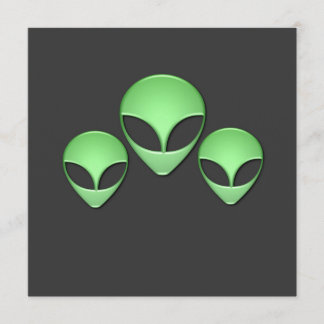 Alien-Trio-Einladung Einladung