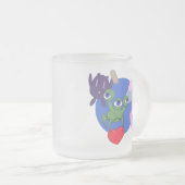 Alien-Trio-guter Morgen-Tasse Mattglastasse (VorderseiteRechts)