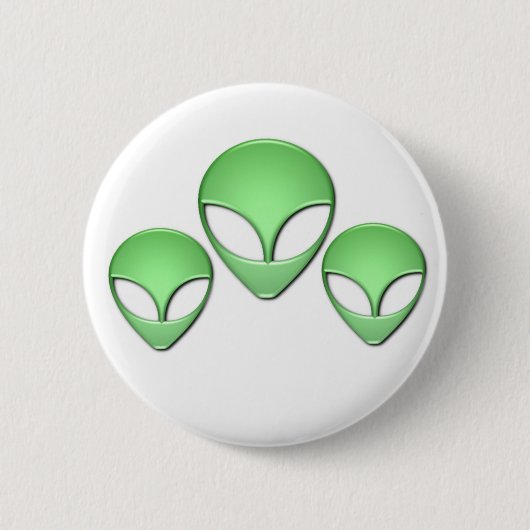 Alien-Trio-Knopf Button (Vorderseite)