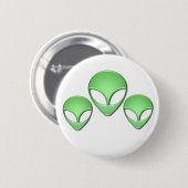 Alien-Trio-Knopf Button (Vorne & Hinten)