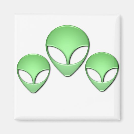 Alien Trio Magnet (Vorne)