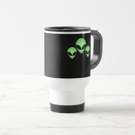Alien-Trio-Plastikreise-Tasse Reisebecher (VorderseiteRechts)