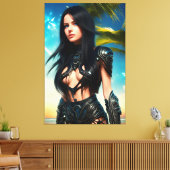 Alien Tropischer Urlaub 069 Leinwanddruck (Insitu (Wohnzimmer))